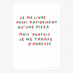 Poster : Pizza <br><span>25€</span>