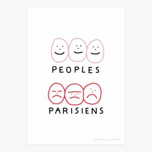 Poster : People Parisien <br><span>20€ ou 50€</span>